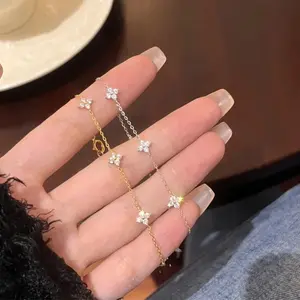 New stainless steel bracelet for women, fashionable and unique Korean bracelet jewelry accessory, anniversary gift