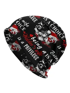 Welder Cap Men Paragraph Beanie Warm Fashion Knit Fabric Elastane Fashionable Printed Outdoor Sports Slouch Hiphop Style Unisex Brand BIIHUDU Knitted Hat