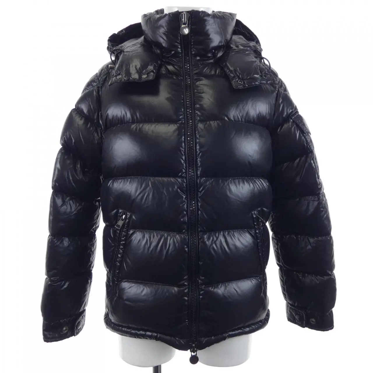 Pre-owned MONCLER Nylon Small Leather Goods Maya Down Jacket