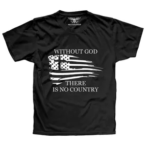Without God Their Is No Country American Flag Premium T-shirt (JAN25)