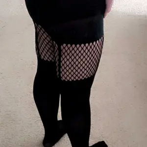 Mock Thigh High Stockings For Women Sexy Fishnet Tights Suspender Pantyhose 2 Pairs Leg Matching tights