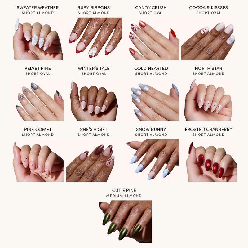 Glamnetic Snowed In Press-On Nail Collection