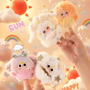 Baby Three Weather Guide Series Plush Blind Box Toy-Cute Collectible Doll Mystery Surprise Toy Gift