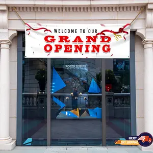 Welcome To Grand Opening Banner, Opening Banner,Welcome to Our Grand Opening, Eye-Catching Storefront Sign for Business Launch, Grand Opening Party Decor, Custom Banner, Opening Sign, Vinyl Banner, Grand Opening, Opening Sign, Grand Opening Sign