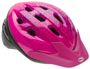 212 MAIN Girls' Pink Sports Helmet - Self-Adjusting True Fit, Visors, Pinch Guard, Tapeless Design for Outdoor Climbing, Leisure Activities