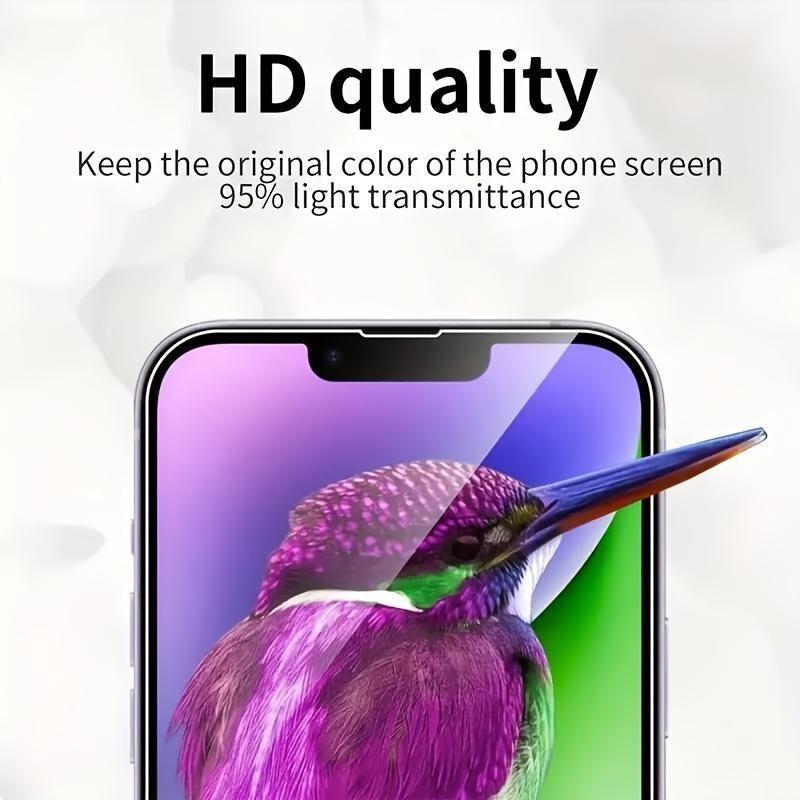 High-Definition Tempered Glass Screen Protectors That Are Easy to Install And Fingerprint-Resistant, Suitable for Iphone 17/16/15/14/13/12/11 Pro Max Plus, As Well As The 7, 8, SE, And XR Series