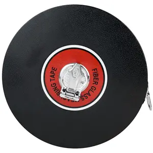 Closed Reel Measure Tape – 165 ft / 50 m, Hand Crank, Dual-Sided Feet & Meters
