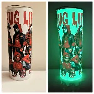 Thug Life 20oz Glow Tumbler - Perfect for Your Daily Use - Bottle, Drinkware