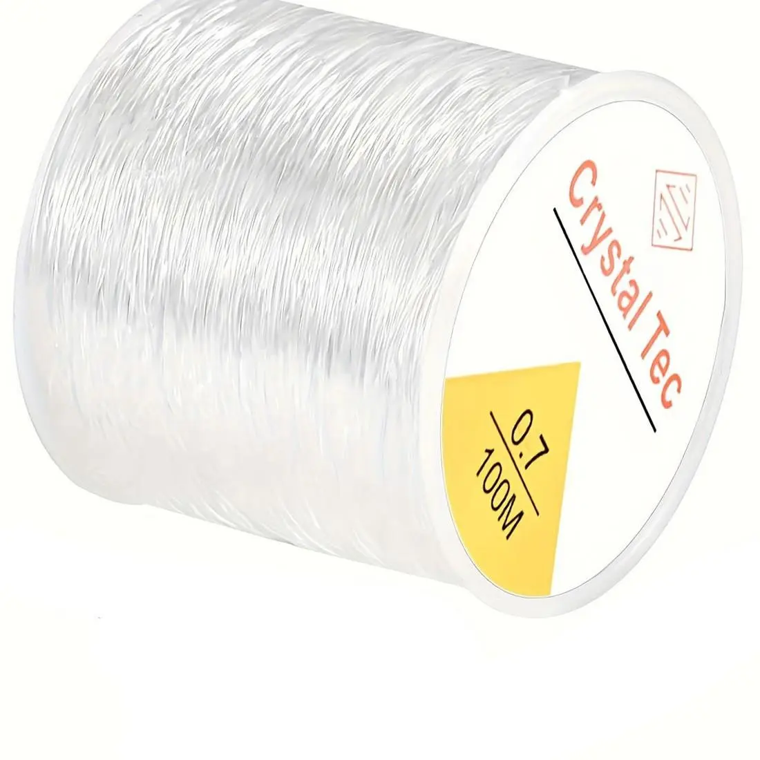 0.7mm/100m Transparent Plastic Elastic Rope, Stretchy Bracelet Crystal String, Ideal for Beading, Diy Beads and Jewelry Making Gifts, Diy Beading Accessories