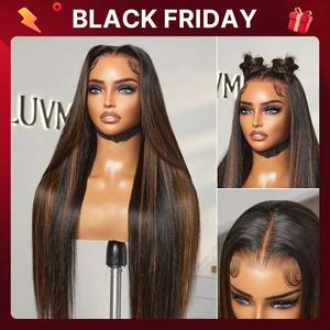 【LIVE】Luvme Exclusive Sale | PreMax Wigs | Super Natural Hairline Silky Straight Glueless 13x4 Frontal Lace Wig Human Hair Pre-Cut Lace Black Friday Sale — Save Big Now!