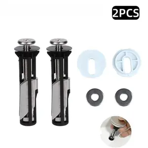 Universal Toilet Seat Fixing Screws | High - Quality Stainless Steel Quick Release Durable Easy to Install for Home Renovation | Toilet Seat Replacement Parts Toilet Cover Maintenance Fixing Accessories | Ideal for Homeowners