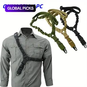 Tactical Single Point Rifle Sling, 1 Count Rifle Rope Strap with Metal Buckle, Outdoor Hunting Accessories, Outdoor Recreation Equipment, Gear #GLOBAL PICKS