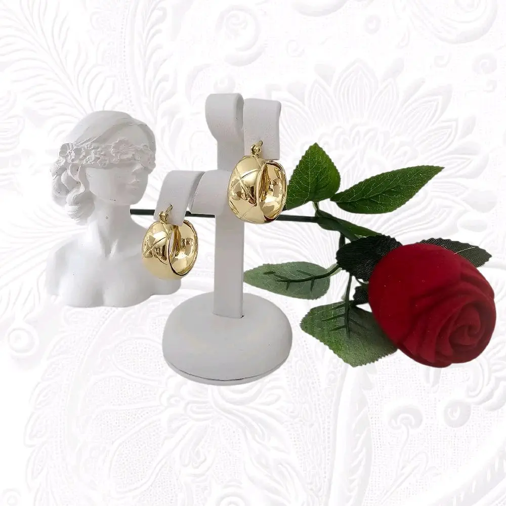 Valdiviajewery #1944 14k Gold Plated Earring High Quality