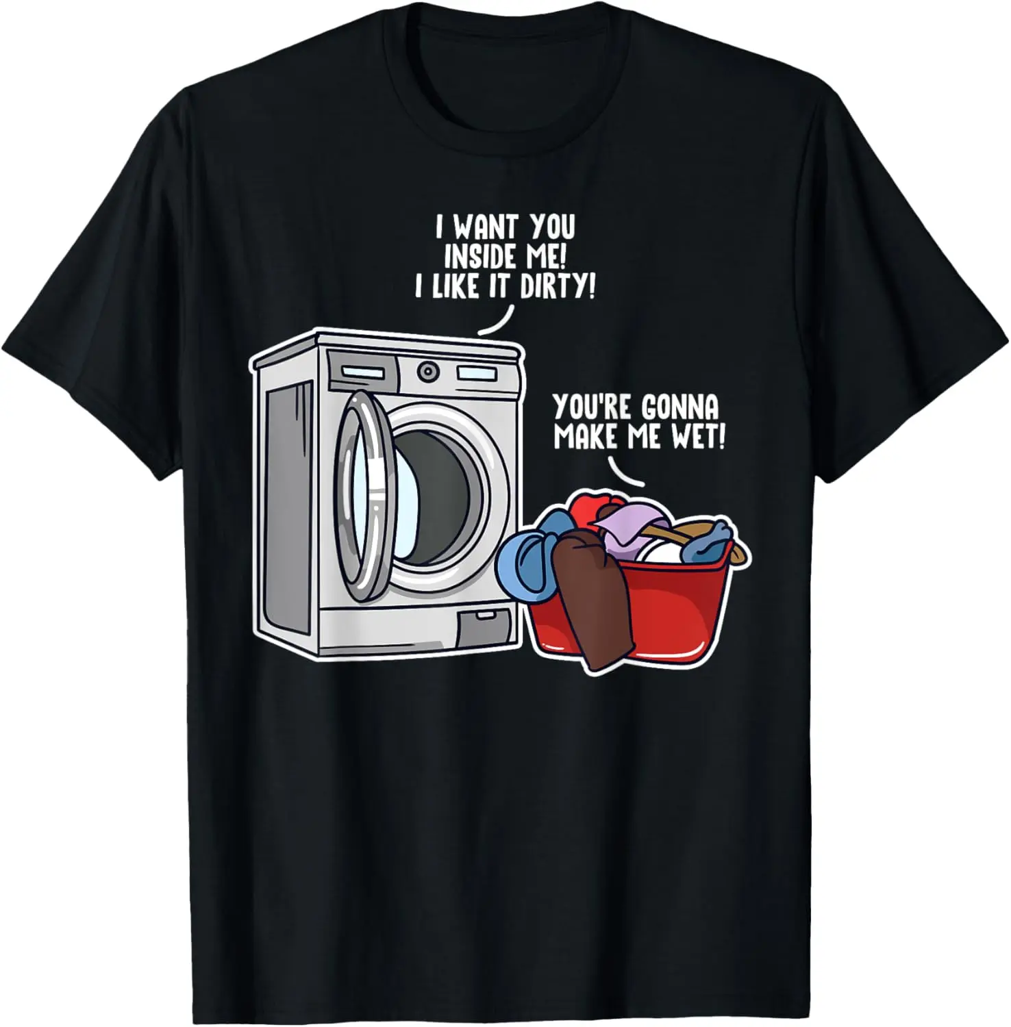 Women's 100% Cotton Casual Round Neck Short Sleeve Graphic T-Shirt - Sarcastic Housekeeping Humor, Machine Washable, Everyday Clothes, Tops, Vintage, Large Size, Party Wear, All Seasons
