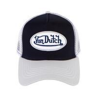Navy with Silver Trucker