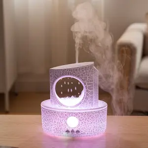 Water drop humidifier household large fog desktop essential oil aromatherapy machine night light wireless remote control Living Room Designed