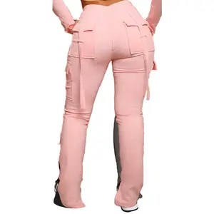 Classy Adore Street Boss Cargo Pants — High Waist Wide Leg