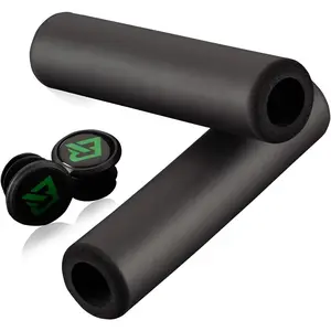 ROCK BROS  Handle Grips  Comfortable Shock Absorption  Handlebar Grips Suit for BMX, Mountain, MTB, Beach Cruiser, Scooter