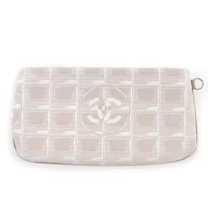 Pre-owned CHANEL Others Small Leather Goods New Travel Line Pouch