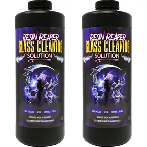 Glass Cleaner 2-Pack 64 OZ | Pipe Cleaner | Safe on Glass, Metal, Ceramic, and Pyrex | Soak and Wash - No Abrasives - Eco-Friendly, Biodegradable Formula