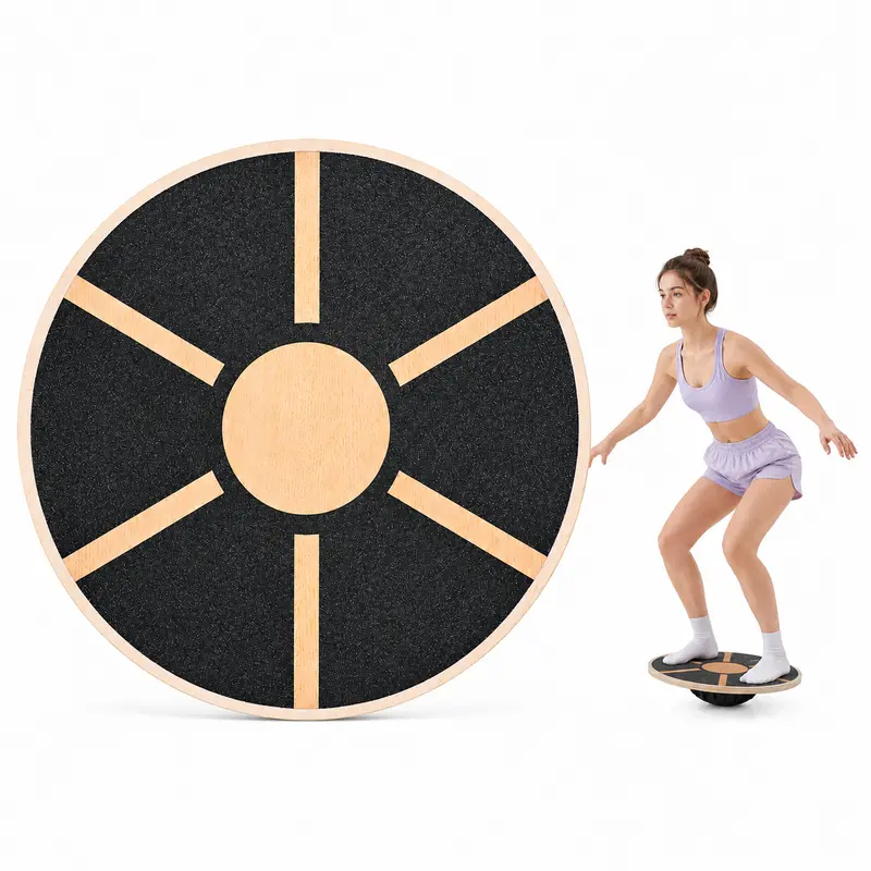 ANYLIFE Unisex Multifunctional Exercise Board - Non-Slip Surface, Spherical Base, 12°-20° Tilt Range, Multi-Layered Stable Platform, Home Fitness Functional Gear for Core Training, Gift Idea