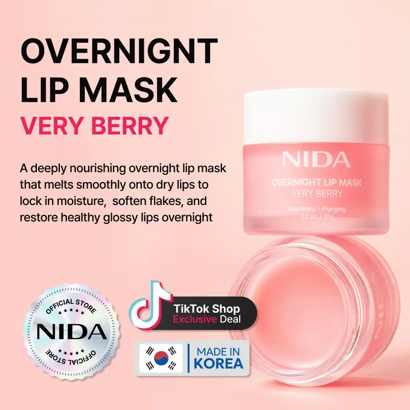 Overnight Lip Mask Very Berry Nourishing Moisturizing Hydrating