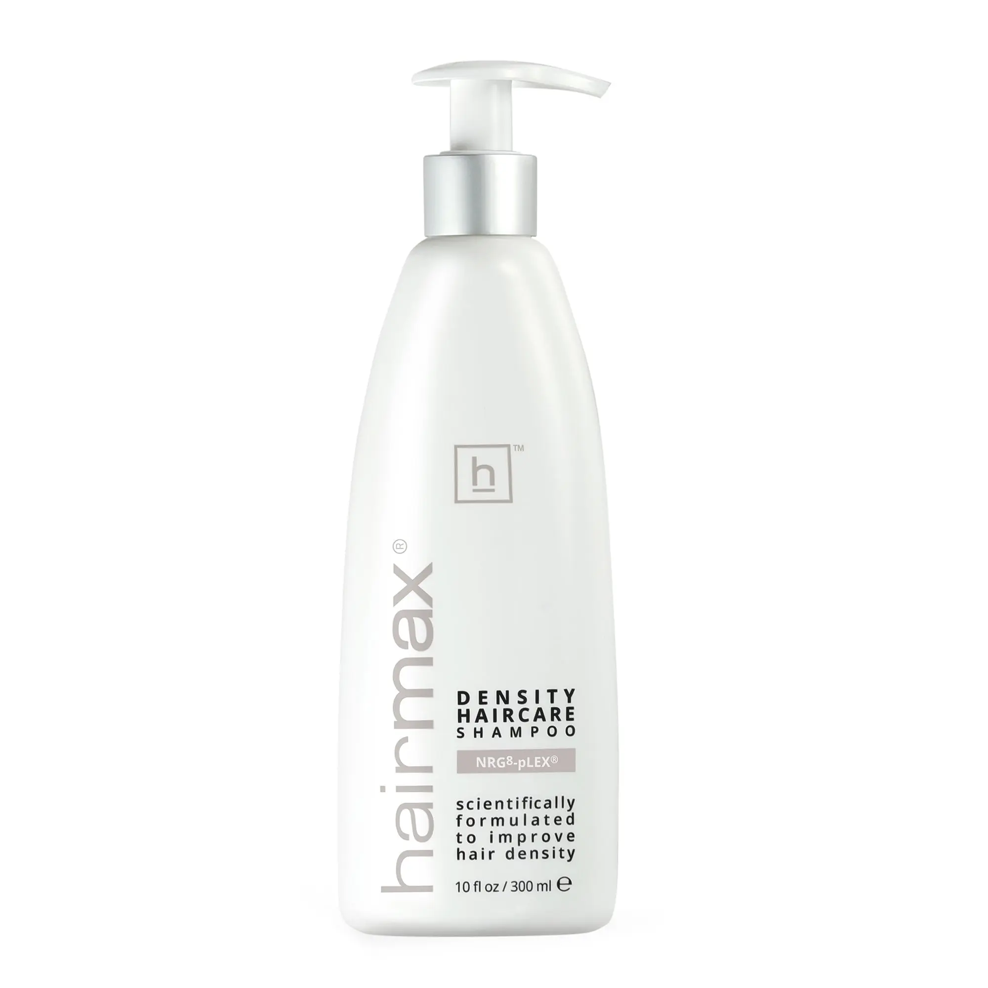 HAIRMAX Density Shampoo for Thinning Hair, Volumizing Liquid Cleanser for Fuller Looking Hair with NRG8-pLEX & Aromatherapeutic Blend, 10oz