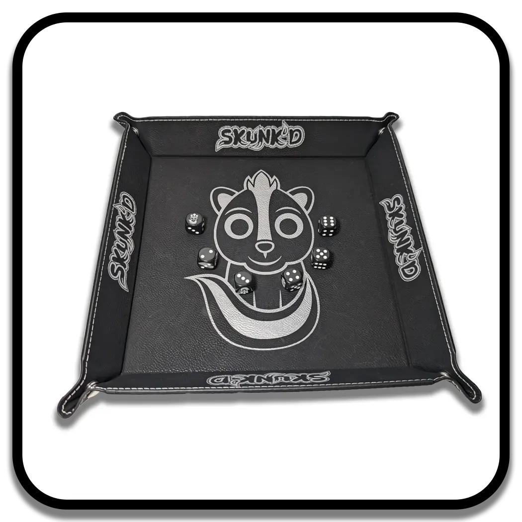 SKUNK'D Rolling Tray for Collectors, Lightweight Design - Plates