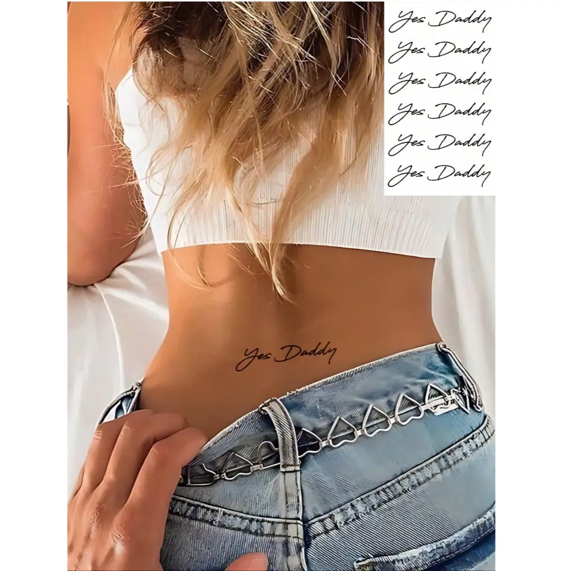 Temporary Tattoo Sticker, Unisex, Waterproof, Scar Coverage, Body Art, Arm, Wrist, Shoulder, Leg, Waist, Neck, Hand, Chest, Thigh, Finger, Best Friend, Couple, Role Play, Arm Temporary Tattoos, Fake Tattoos