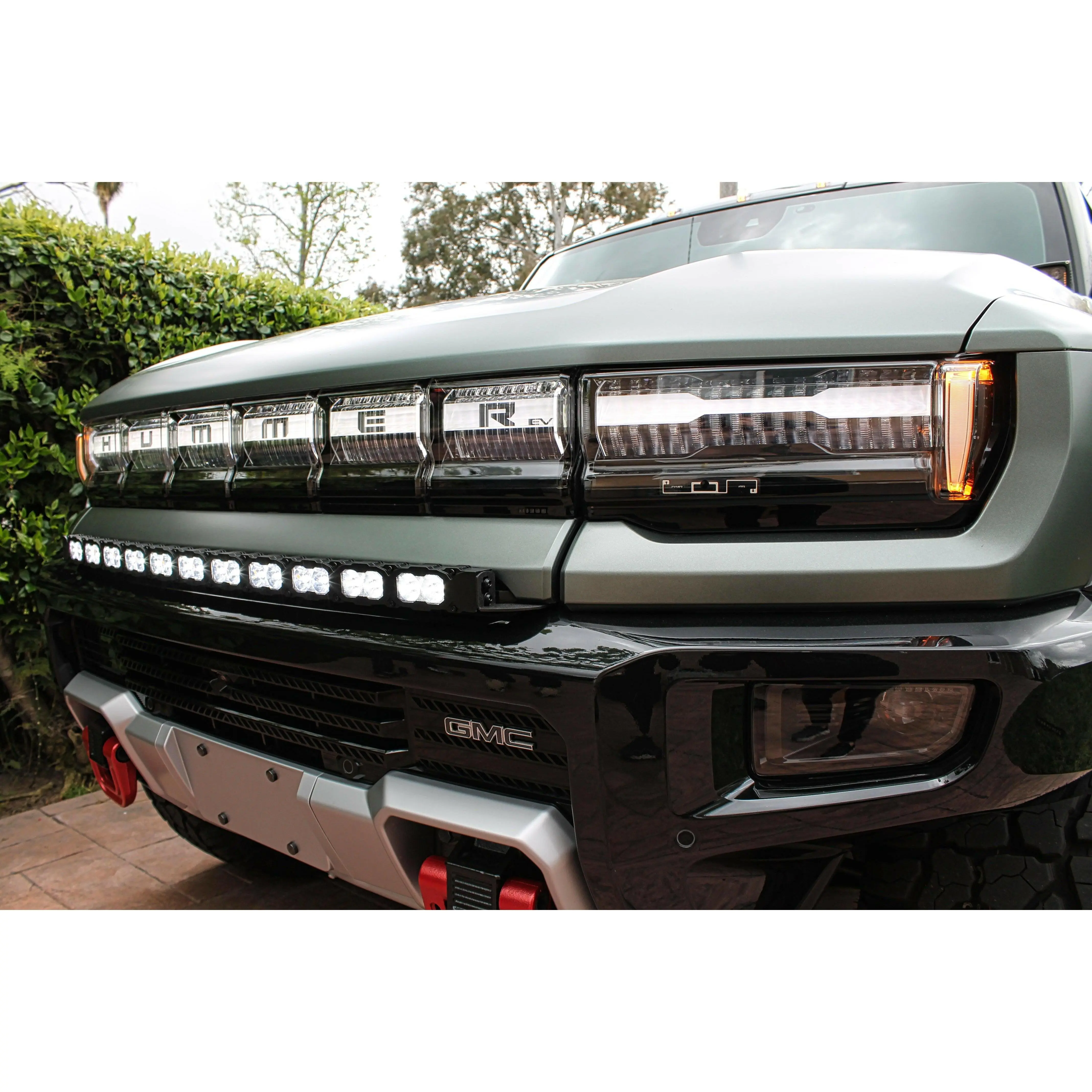 M&R Automotive 2022+ GMC Hummer EV Bumper 40in Light Bar-PRO