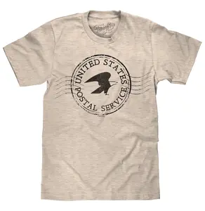USPS Postmark T-Shirt - Oatmeal
