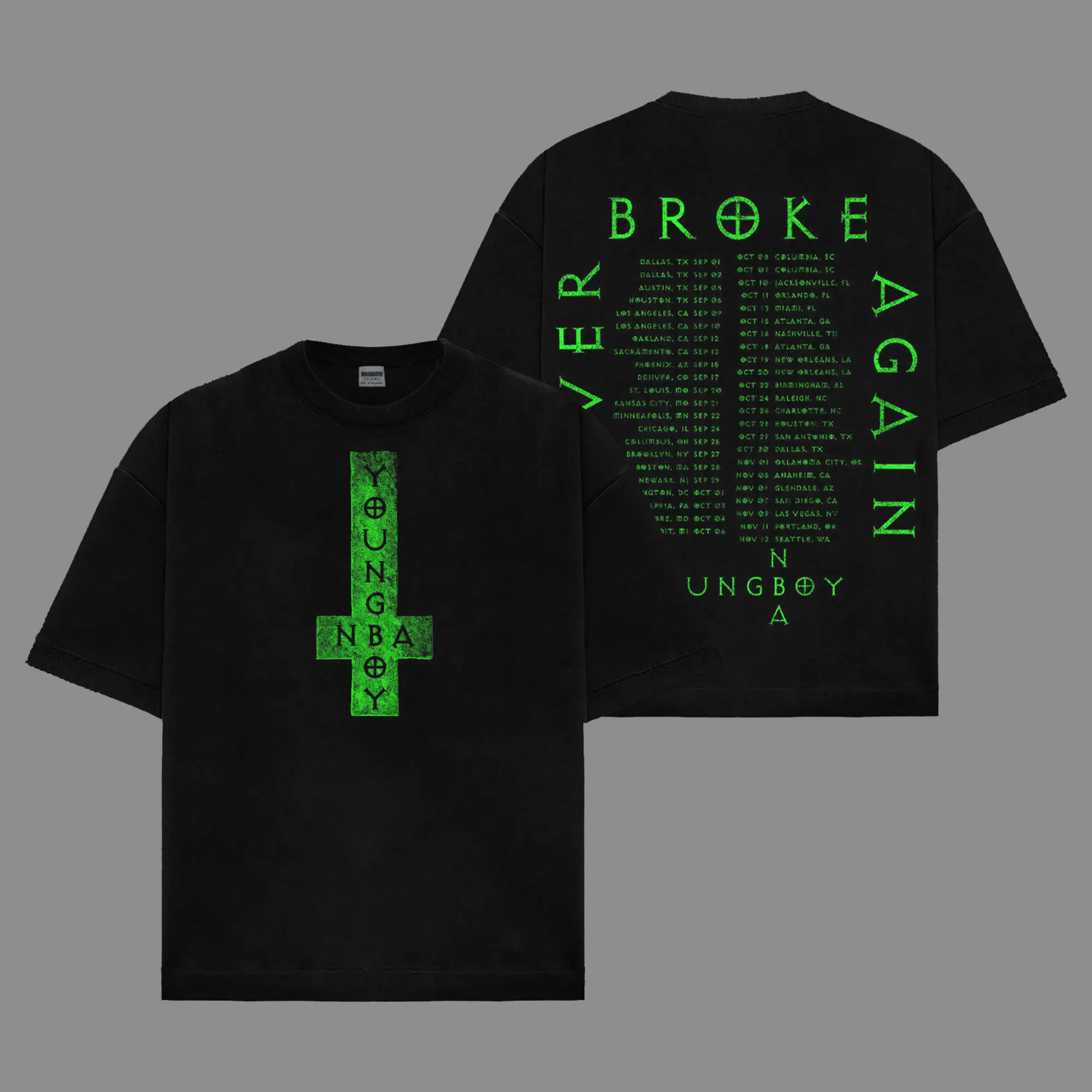 YoungBoy Never Broke Again Slime Cry 2026 Unisex Oversized Premium Cotton T-Shirt, Vintage Music Merch T-Shirt, Music Rap Style, New Album Gift For Fans