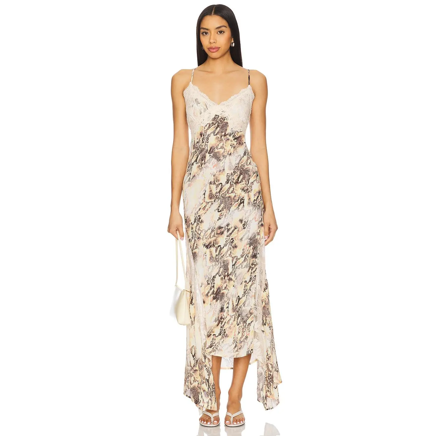 AFRM Vince Dress in Shine Snake AFRM Vince Dress in Shine Snake