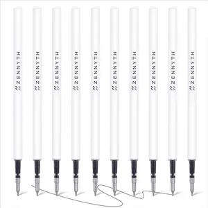 10 Pack 4.3'' Black Ink Refills for Gel Pens, 0.5mm Fine Point Tip, Quick Drying Ink, Compatible with  ZENNYTH Gel Pens &  G2 ( Gel Ink Refills 10 count-Black Ink)