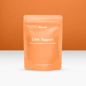 Liver Support Tea Blend | Detox & Lower Liver Enzymes | 100% Organic & Caffeine-Free, No Additives or Sweeteners | Symbi
