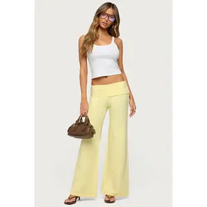 Wide Leg Foldover Pants Wide Leg Foldover Pants