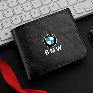 PU Leather Car Driving Document Bag, ID Passport Card Wallet, Pouch for Bmw M Performance G30 G32 3 4 5 7 M3 M4 M5 X1 X3 X5 X6 X4 E61 E60 E31