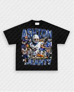 ASHTON JEANTY TEE, Retro Football Shirt ,Football Shirt Christmas Gift Unisex, Football 90s Vintage Fan Gift,football American Graphic Vintage, Gift For women And Man Unisex T-shirt