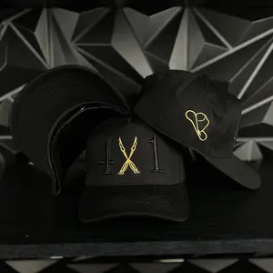 4X1 SnapBack hat-black