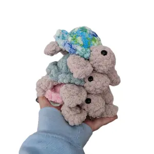 Turtle plushie handmade crochet amigurumi - ten colour choices