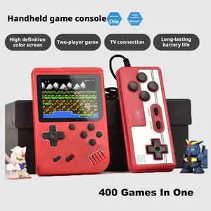 2026 New Upgraded Retro Video Handheld Game Console -  400 Games In One Portable Mini Electronic Video Game Player, Kids Electronic Game Toy For Children, Handheld Game Console Adjustab, Includes an extra controller and a TV connection cable