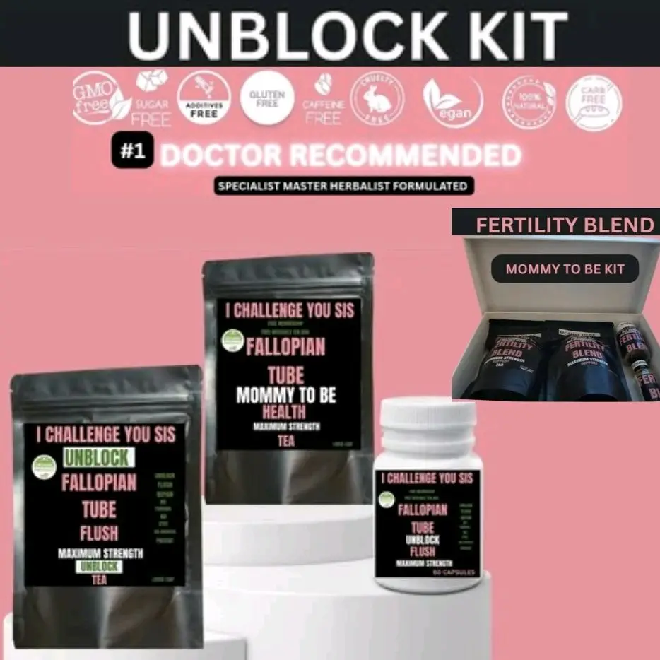 TEA-UNBLOCK-FIBROID-TUBE ISSUES 40 DAY  TEA  KIT CHRONIC DISEASE SPECIALIST & FE...