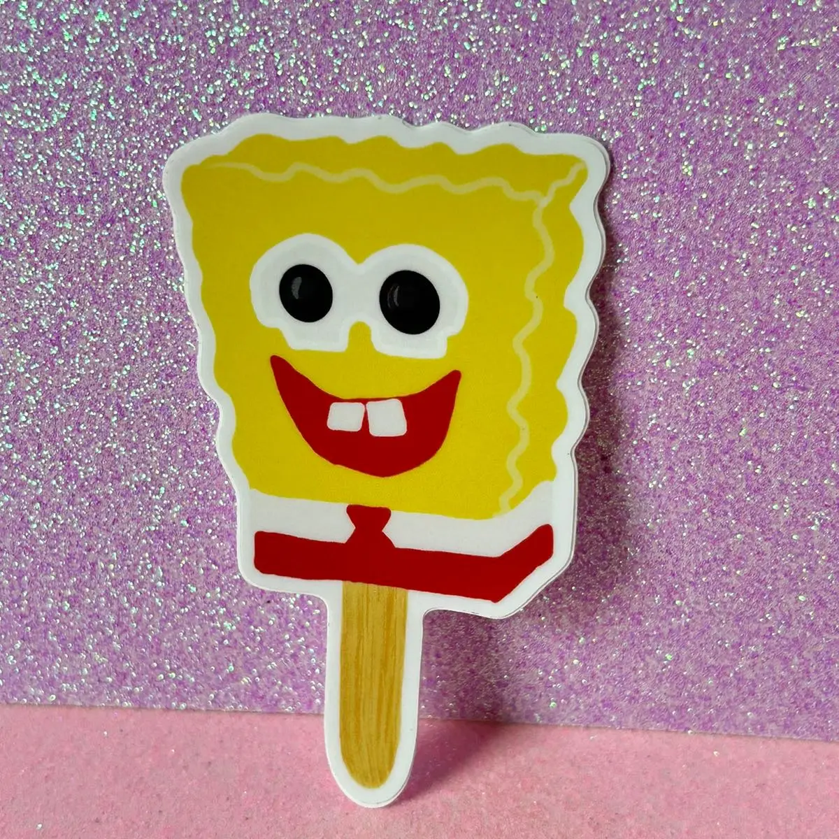 SpongeBob Popsicle Sticker SpongeBob Popsicle Sticker