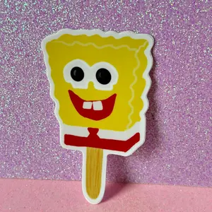 SpongeBob Popsicle Sticker