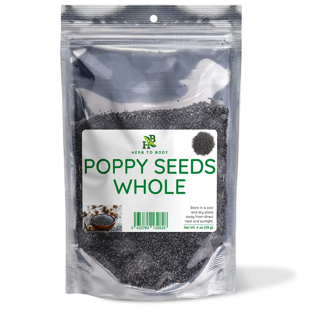 Poppy Seeds Whole – Baking & Culinary 4oz (113G) | Herb To Body
