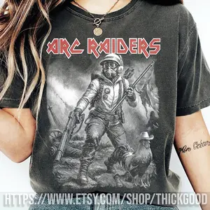 ARC RAIDERS Vintage Shirt, Gamer Shirts, Gift For Him, Gift For Her, Unisex T-Shirt