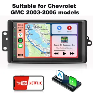 IYING Car Stereo for 2003-2006 Chevrolet Chevy SilveradoTahoe GMC Sierra Yukon, 7" Touch Screen Android 13 CarRadio Support Wireless Carplay and Android Auto,GPS/Bluetooth/DSP/SWC/FM