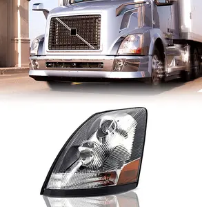 Headlight for 2004-2017 Volvo VNL Semi Trucks | Replacement Volvo 82329127 | Bulbs Included | Left