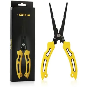 Fishing QuickRig Fishing Pliers - Multifunction Stainless Steel Split Ring Pliers for Fishing with Line  &  -  Resistant & Spring  Design