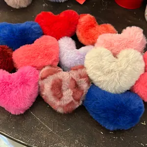 Puffy heart keychain